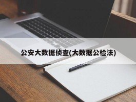 公安大数据侦查(大数据公检法)