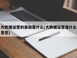 大数据运营的基础是什么(大数据运营是什么意思)