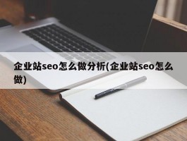 企业站seo怎么做分析(企业站seo怎么做)