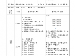 田径教案网站设计,田径教学设计模板示范