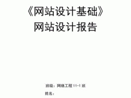 网站设计报告模板,网站设计报告模板范文