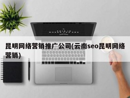 昆明网络营销推广公司(云南seo昆明网络营销)