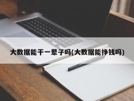 大数据能干一辈子吗(大数据能挣钱吗)