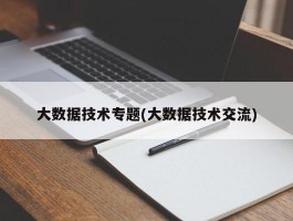 大数据技术专题(大数据技术交流)