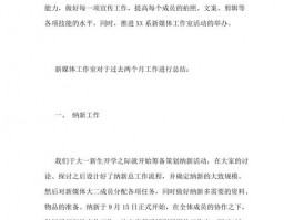 网站维护及新媒体建设工作总结，网站维护及新媒体建设工作总结报告