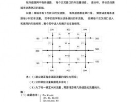 交通网络流量分析题，交通网络流量分析题及答案